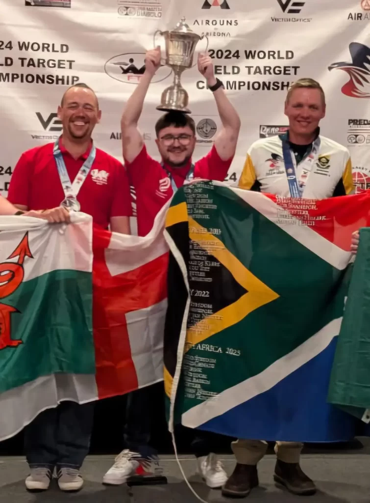 Gerhard Genade with his Bronze Medal.